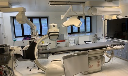 Kardiologisk lab. på Roskilde Hospital